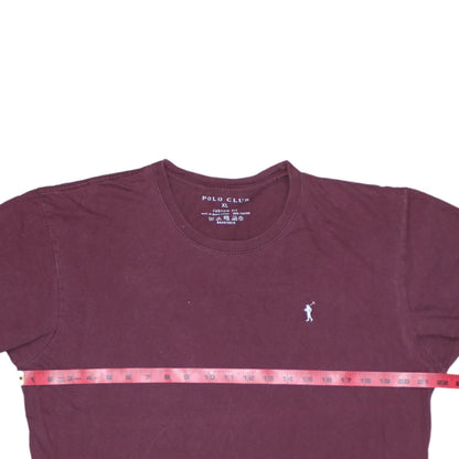 Mens UK Size XL Polo Club Brown  T-Shirt