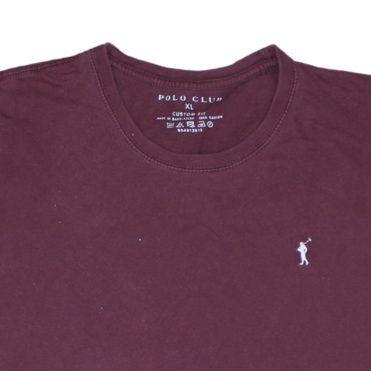 Mens UK Size XL Polo Club Brown  T-Shirt