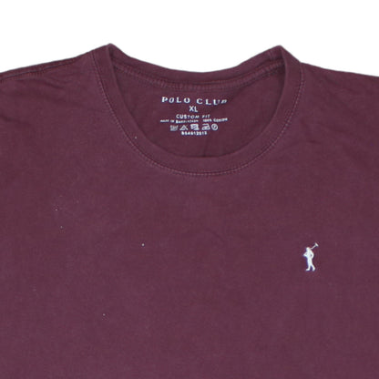 Mens UK Size XL Polo Club Brown  T-Shirt