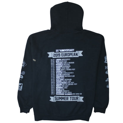 Mens UK Size L Gildan Black Pullover Hoodie