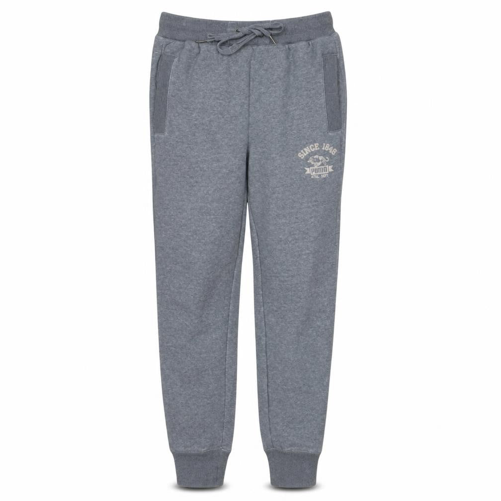 Mens UK Size S PUMA Regular Fit Jogger Grey Trousers