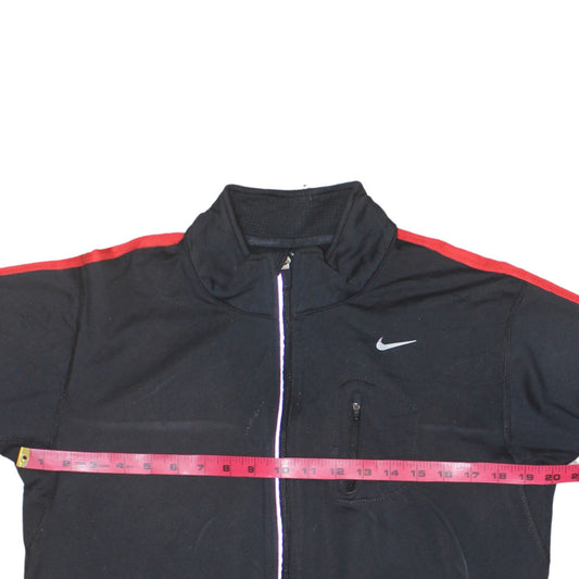 Mens UK Size M Nike Black Full Zip Sweatshirt
