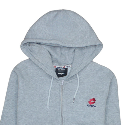 Mens UK Size S Lotto Grey Full Zip Hoodie