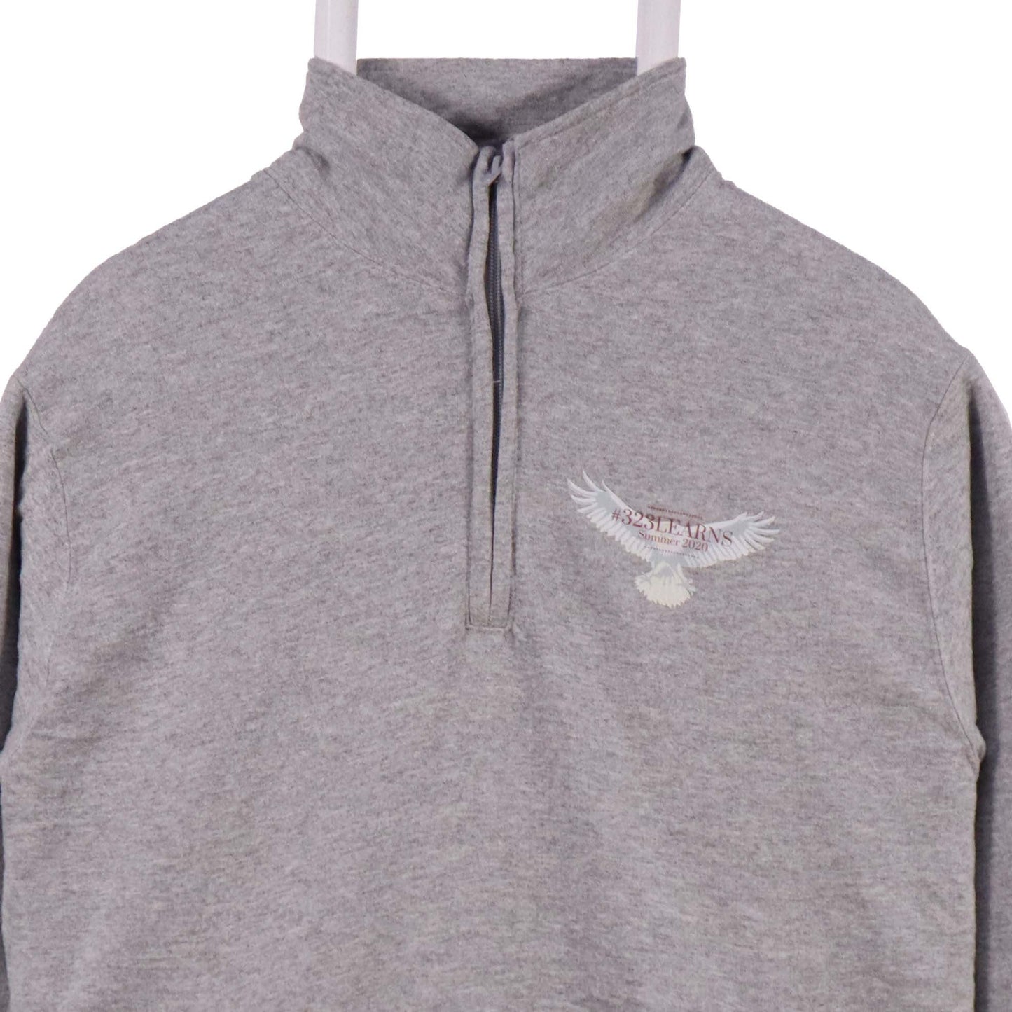 Mens UK Size S Champion Grey Henley Sweatshirt