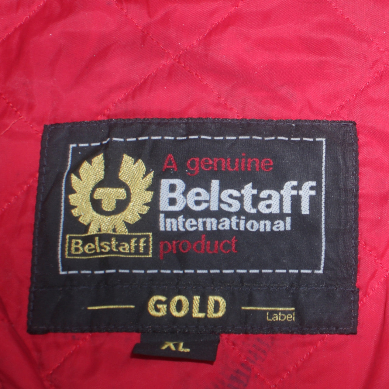 Belstaff Men’s Black Wax Cotton Motorcycle Jacket XL Gold Label