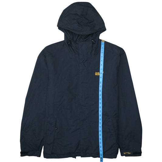 Mens UK Size XL Jack Wolfskin Black Parka Coat