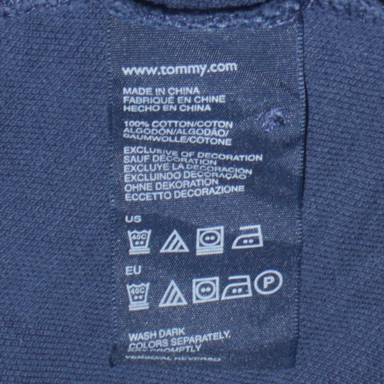 Mens UK Size S Tommy Hilfiger 100% Cotton Polo Shirt