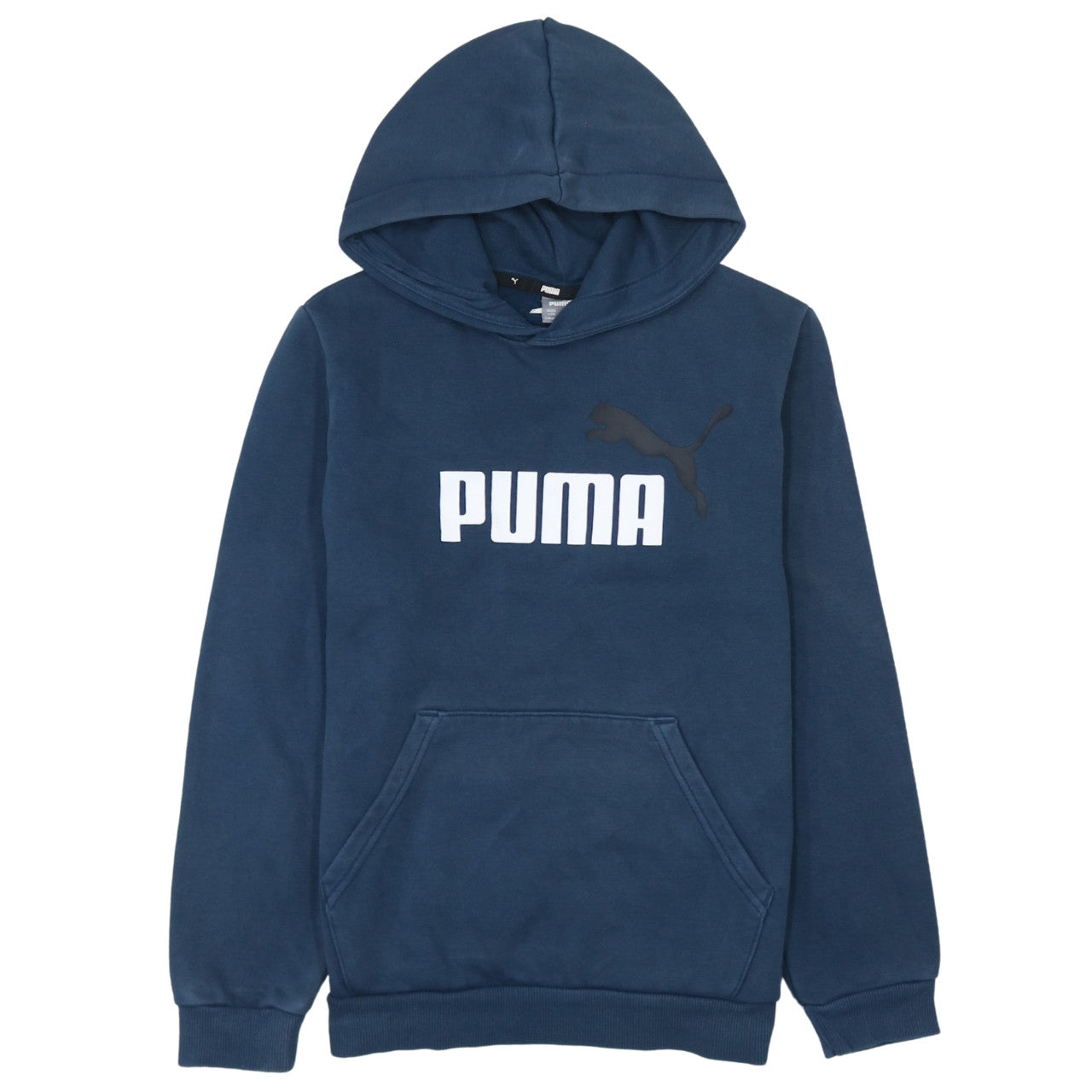 Boys UK Size 13-14 Years PUMA Blue Pullover Hoodie