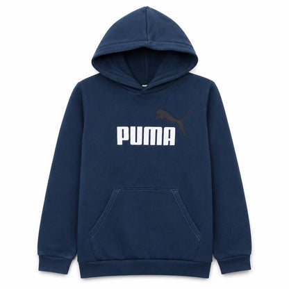 Boys UK Size 13-14 Years PUMA Blue Pullover Hoodie