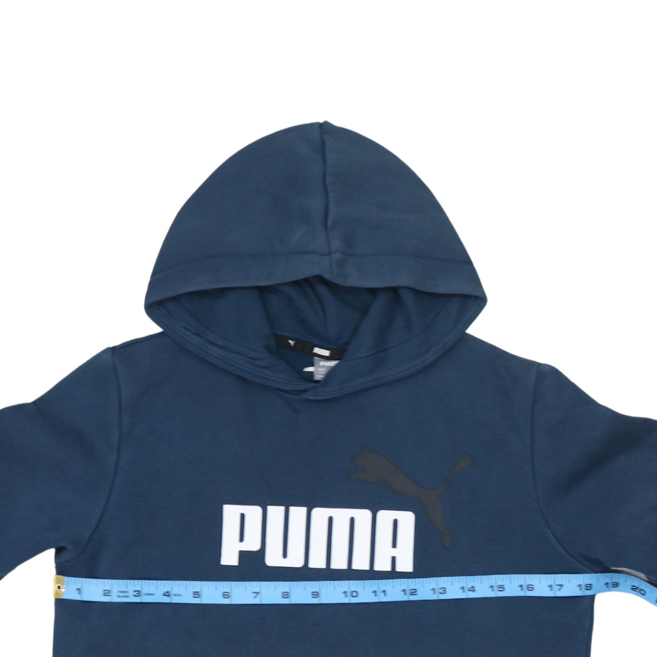 Boys UK Size 13-14 Years PUMA Blue Pullover Hoodie