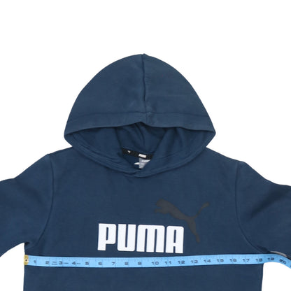 Boys UK Size 13-14 Years PUMA Blue Pullover Hoodie