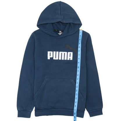 Boys UK Size 13-14 Years PUMA Blue Pullover Hoodie
