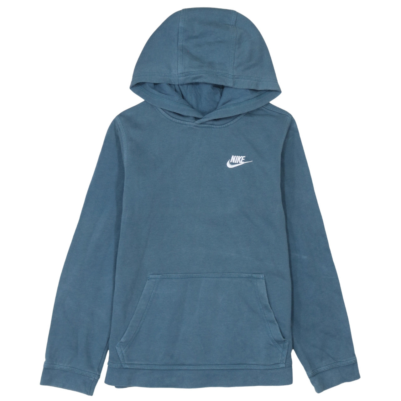 Boys UK Size L Nike Blue Pullover Hoodie