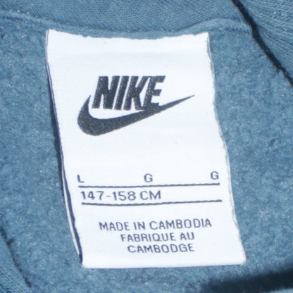 Boys UK Size L Nike Blue Pullover Hoodie