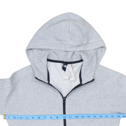 Mens UK Size XS adidas Grey Full Zip Hoodie