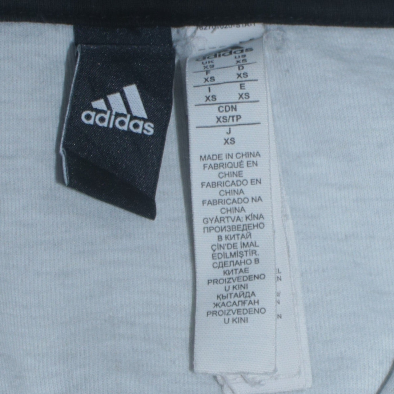 Mens UK Size XS adidas Grey Full Zip Hoodie