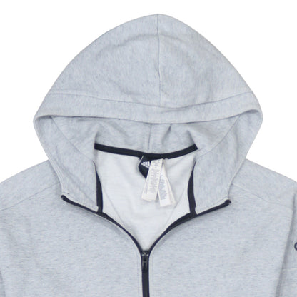 Mens UK Size XS adidas Grey Full Zip Hoodie