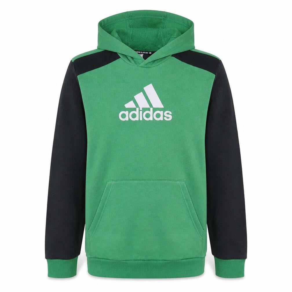 Boys UK Size 15-16 Years adidas Green Pullover Hoodie