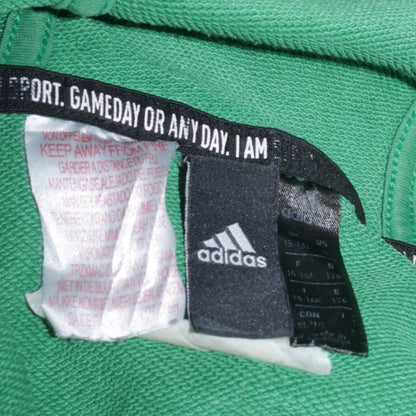 Boys UK Size 15-16 Years adidas Green Pullover Hoodie