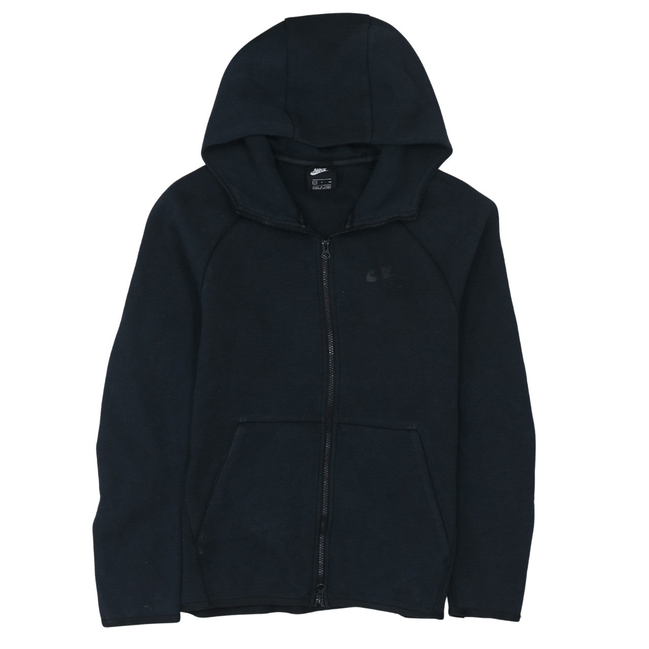 Mens UK Size S Nike Black Full Zip Hoodie