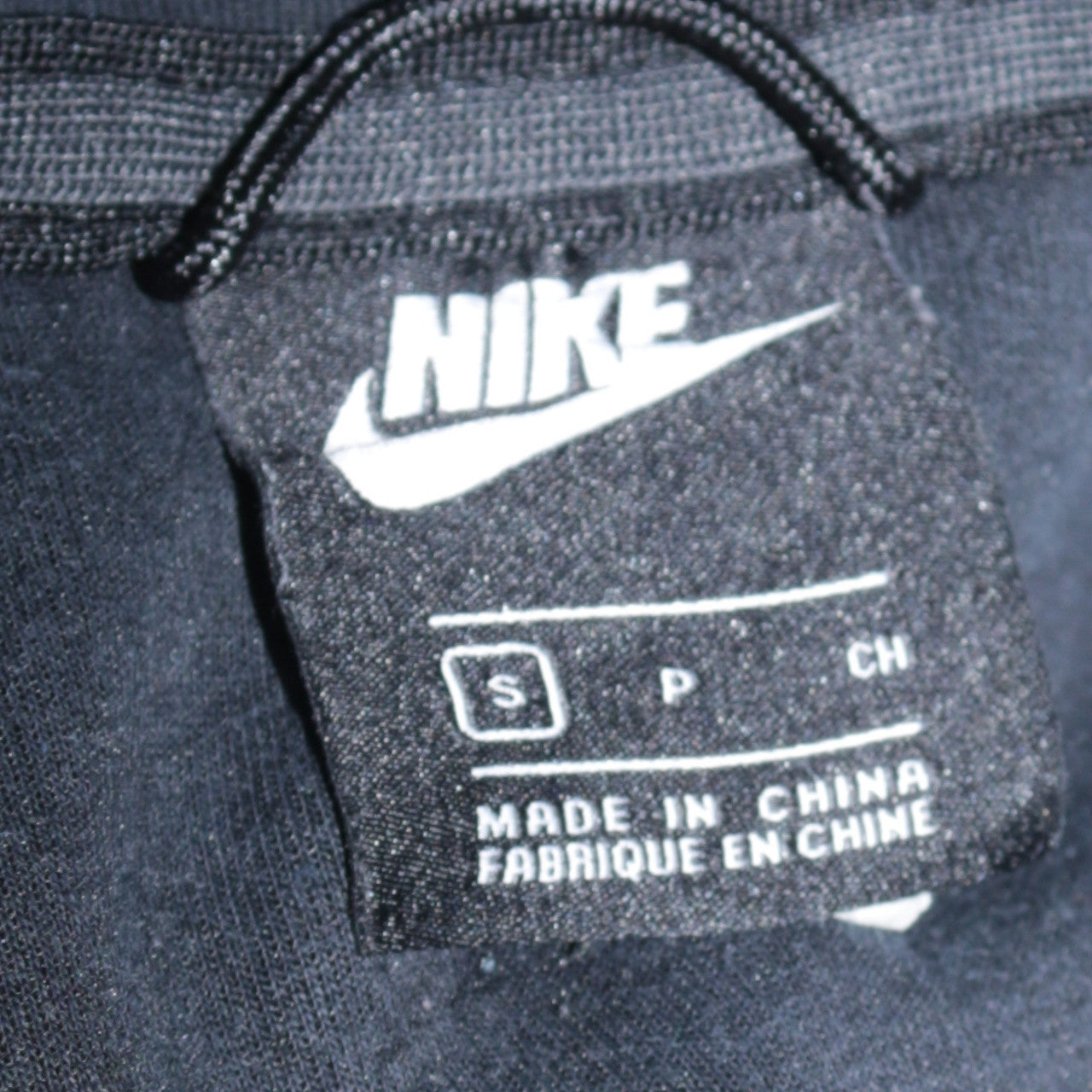 Mens UK Size S Nike Black Full Zip Hoodie