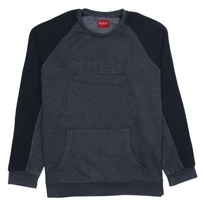 Mens UK Size XL GUESS Grey Pullover Sweatshirt