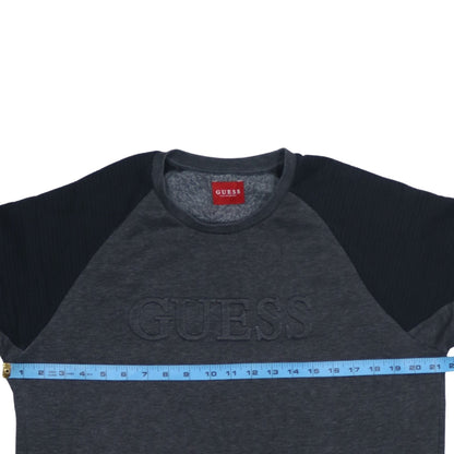 Mens UK Size XL GUESS Grey Pullover Sweatshirt