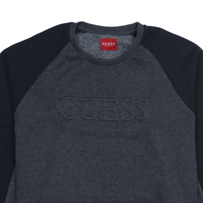 Mens UK Size XL GUESS Grey Pullover Sweatshirt