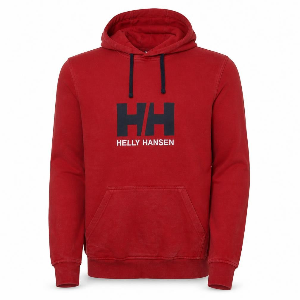 Mens UK Size S Helly Hansen Red Pullover Hoodie