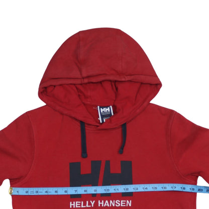 Mens UK Size S Helly Hansen Red Pullover Hoodie