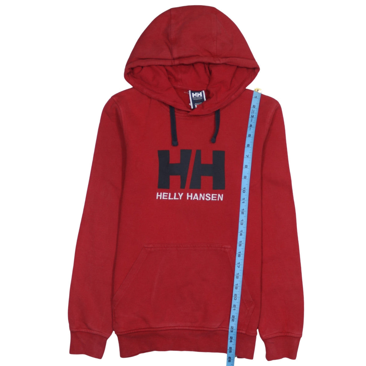 Mens UK Size S Helly Hansen Red Pullover Hoodie