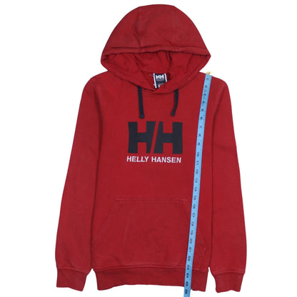 Mens UK Size S Helly Hansen Red Pullover Hoodie