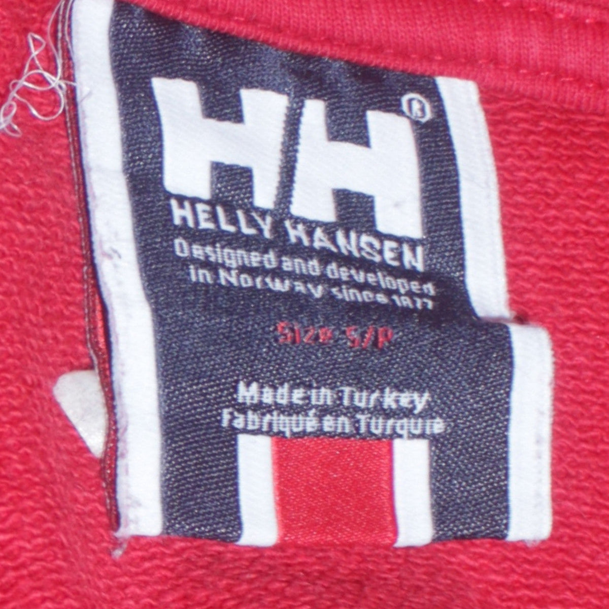 Mens UK Size S Helly Hansen Red Pullover Hoodie