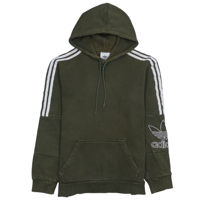 Mens UK Size S adidas Green Pullover Hoodie