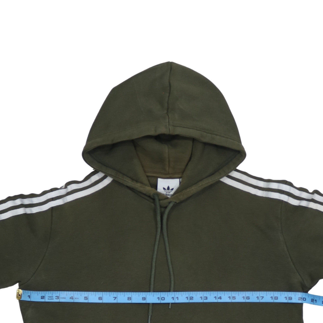 Mens UK Size S adidas Green Pullover Hoodie
