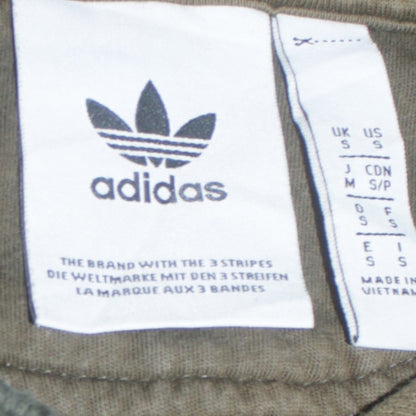 Mens UK Size S adidas Green Pullover Hoodie