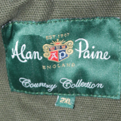Mens UK Size 2XL Alan Paine Green Bodywarmer