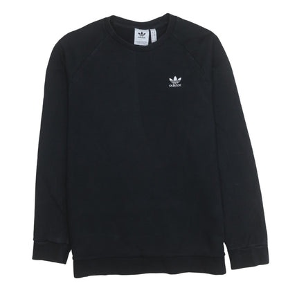 Mens UK Size M adidas Black Pullover Sweatshirt