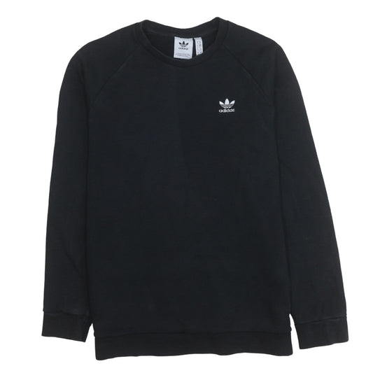 Mens UK Size M adidas Black Pullover Sweatshirt