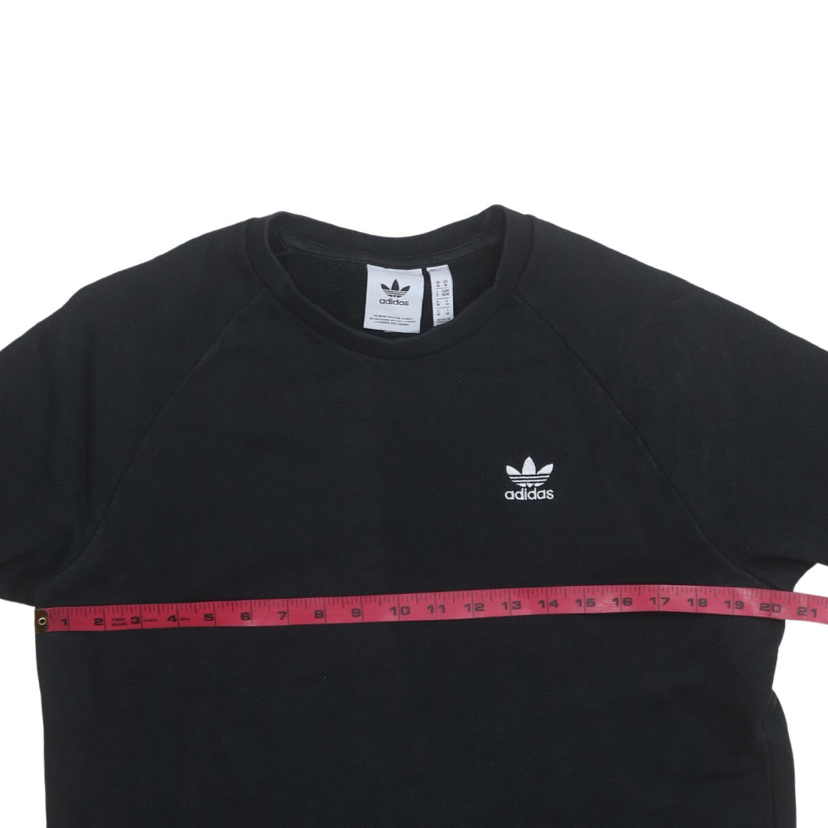 Mens UK Size M adidas Black Pullover Sweatshirt