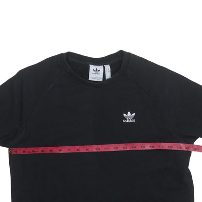 Mens UK Size M adidas Black Pullover Sweatshirt