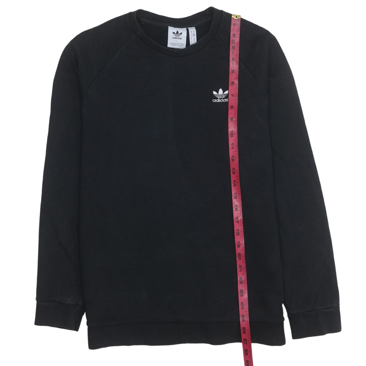 Mens UK Size M adidas Black Pullover Sweatshirt
