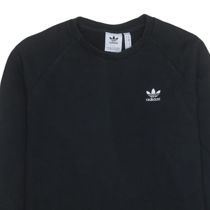 Mens UK Size M adidas Black Pullover Sweatshirt