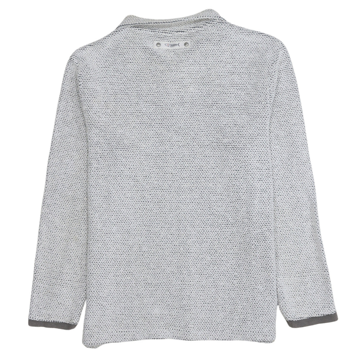 Mens UK Size S Weird Fish Grey 1/2 Zip Sweatshirt