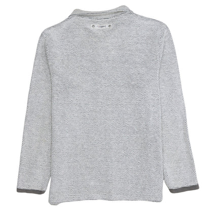 Mens UK Size S Weird Fish Grey 1/2 Zip Sweatshirt
