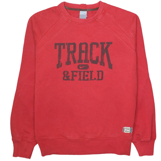 Mens UK Size L Nike Red Pullover Sweatshirt