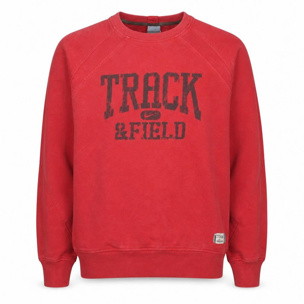 Mens UK Size L Nike Red Pullover Sweatshirt