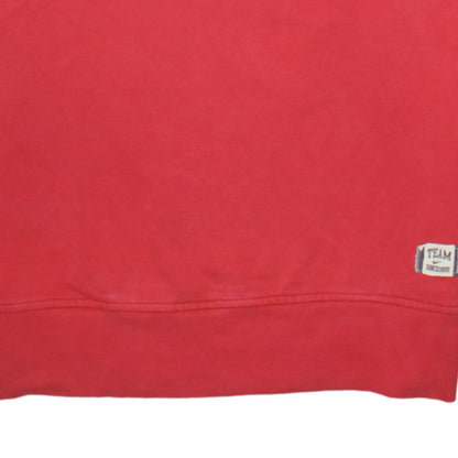 Mens UK Size L Nike Red Pullover Sweatshirt