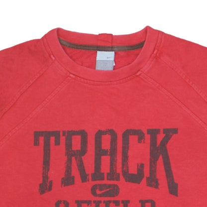 Mens UK Size L Nike Red Pullover Sweatshirt
