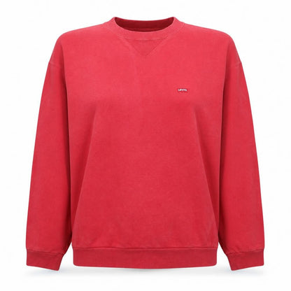 Womens UK Size M Levi's Red Pullover Sweatshirt